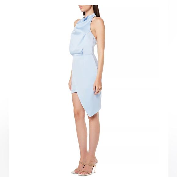 Elliatt Camo Halter Dress in Blue NWT XS - Picture 2 of 13